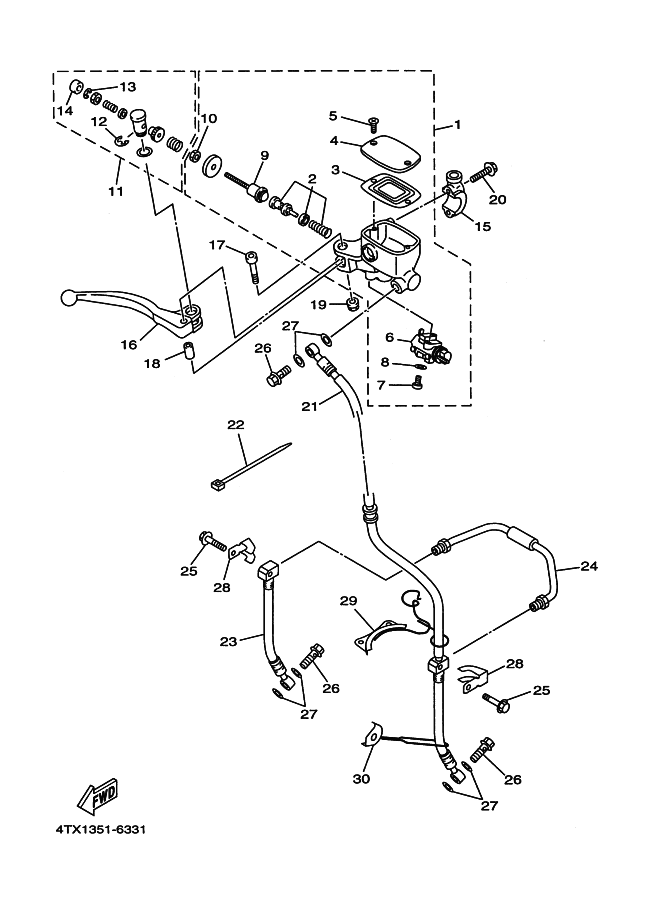 Front Master Cylinder