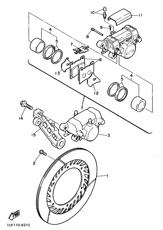 Rear Brake Caliper