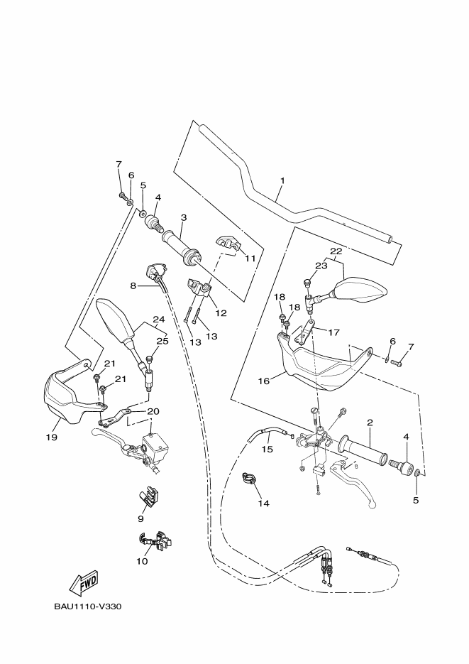 Steering Handle & Cable