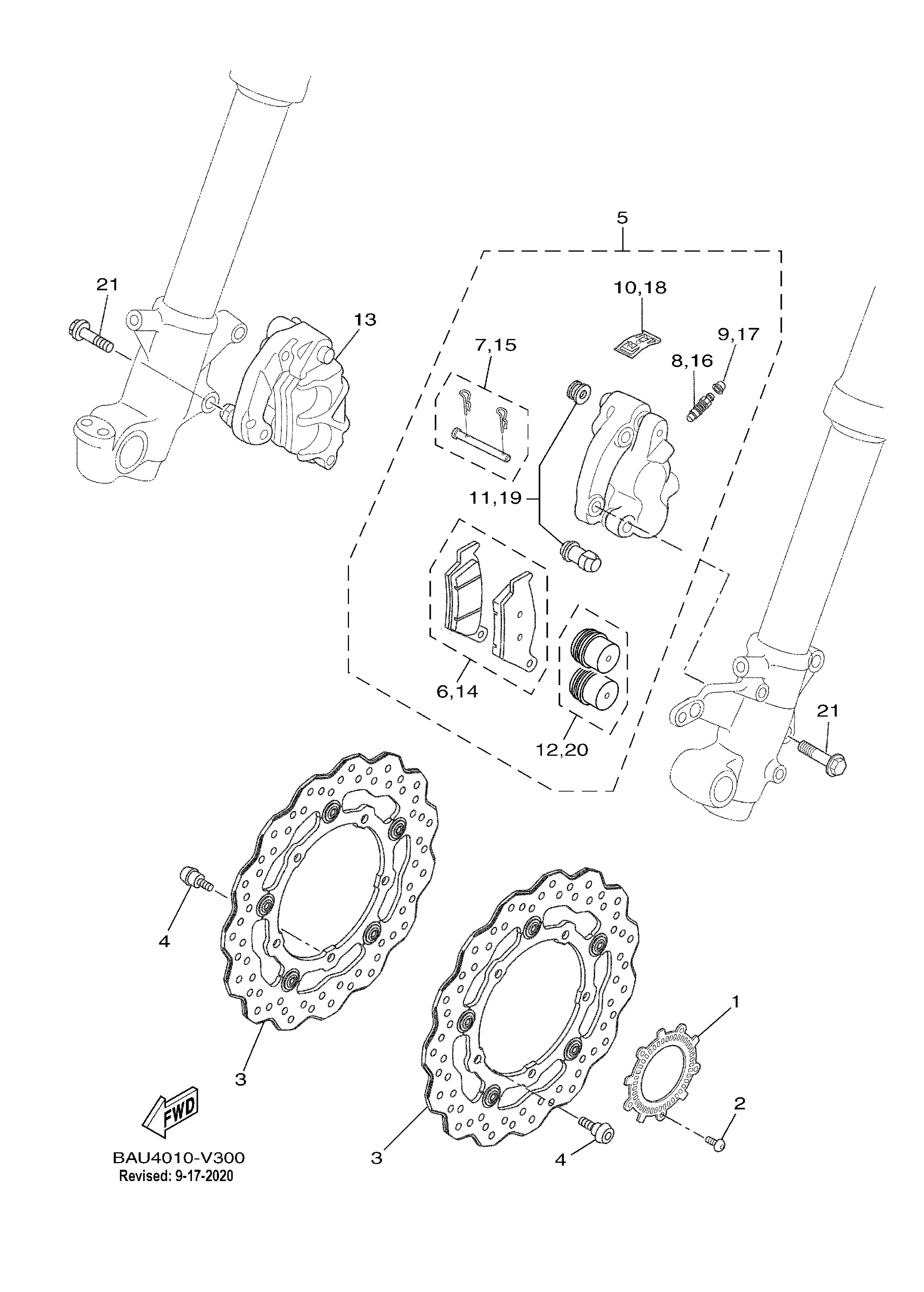 Front Brake Caliper