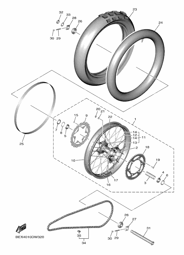 Rear Wheel