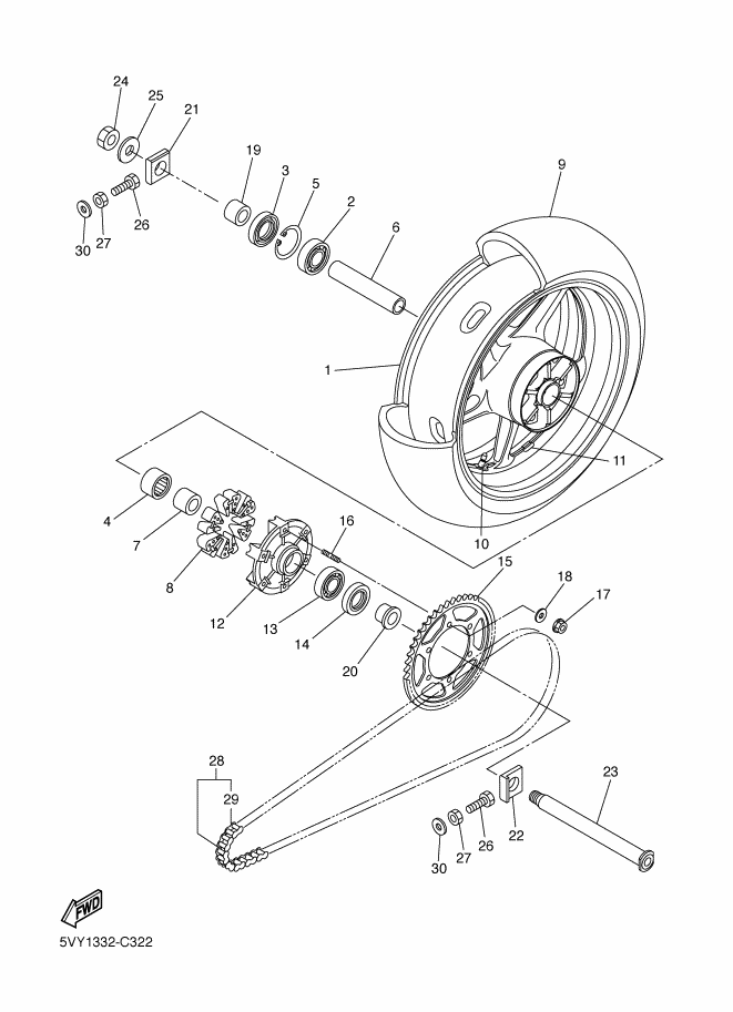 Rear Wheel