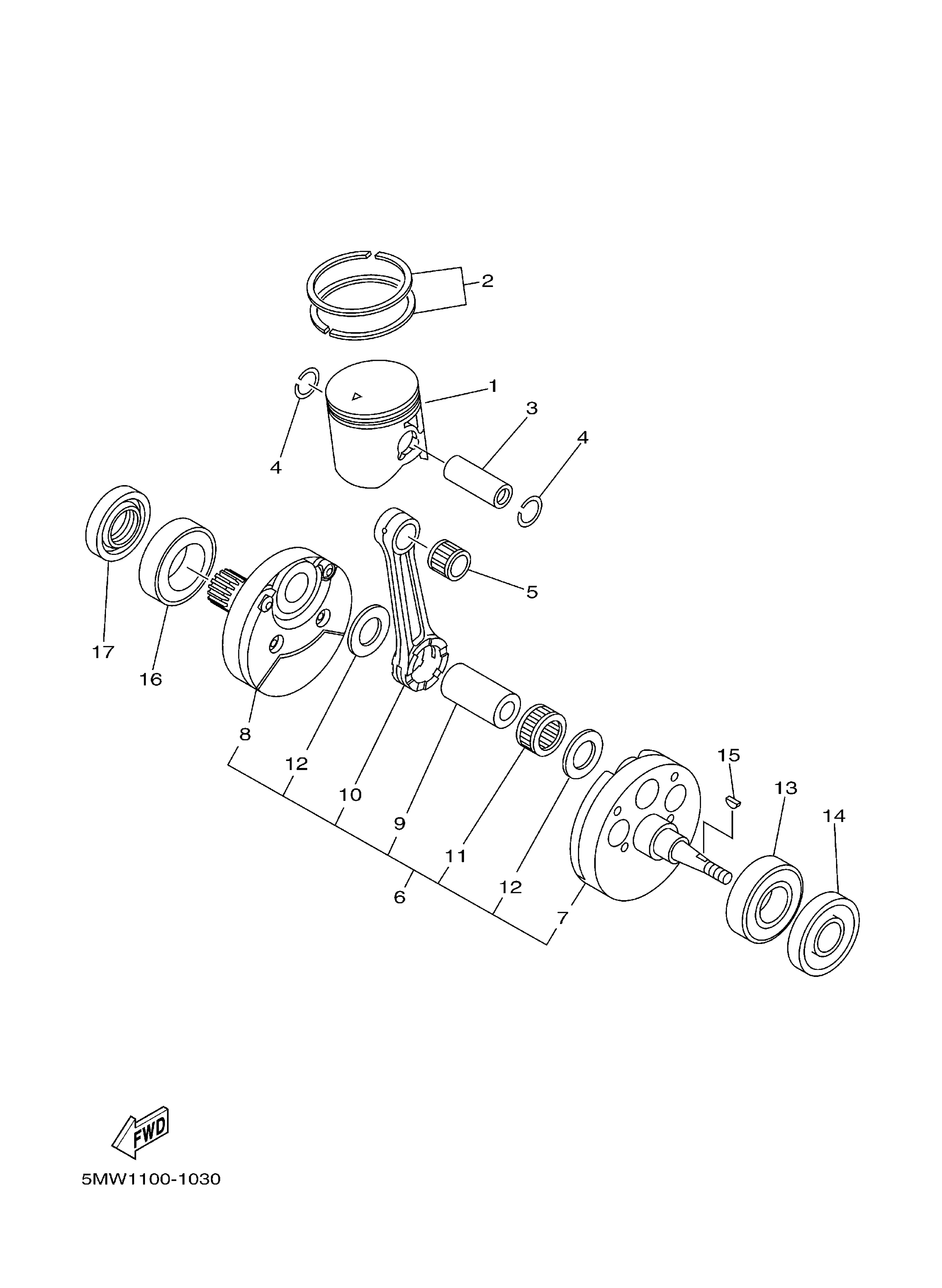 Crank Shaft Piston