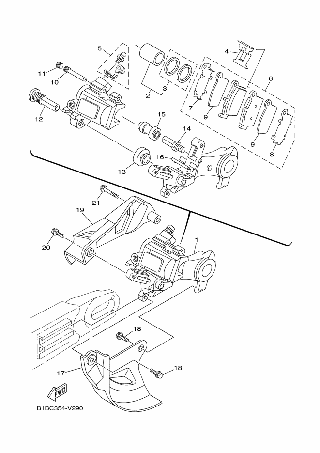 Rear Brake Caliper