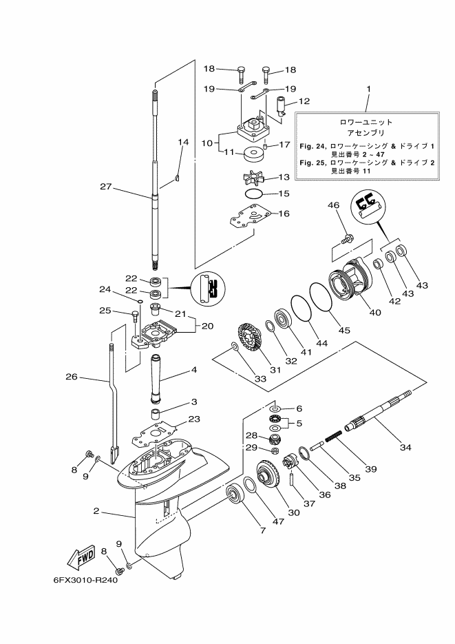 Lower Casing & Drive