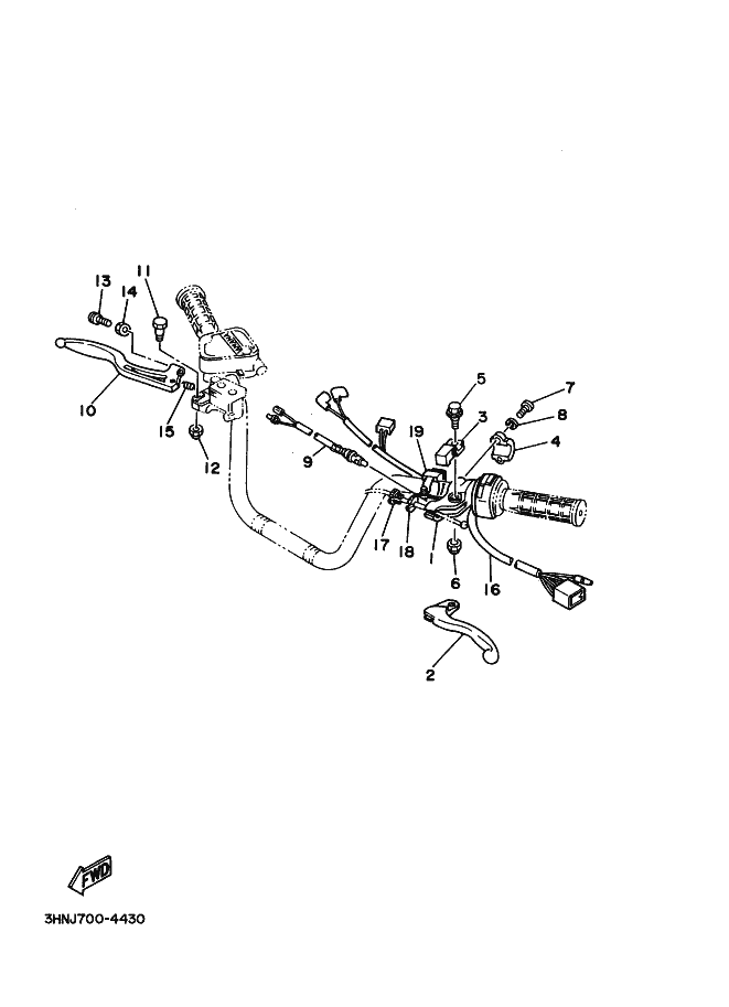 Palanca del interruptor