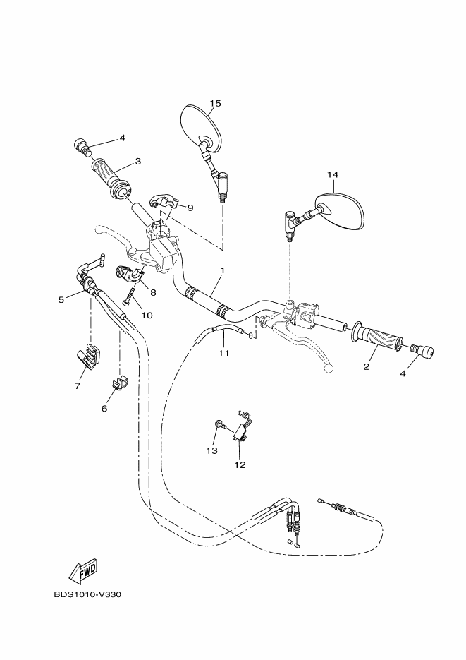 Steering Handle & Cable
