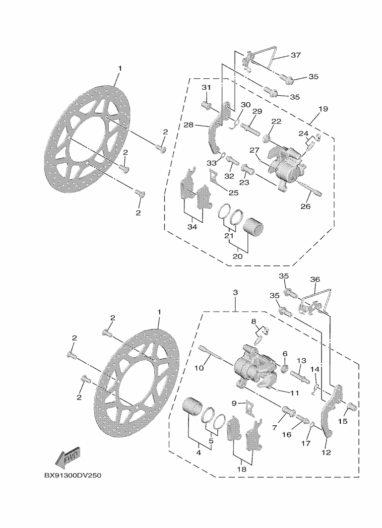 Front Brake Caliper