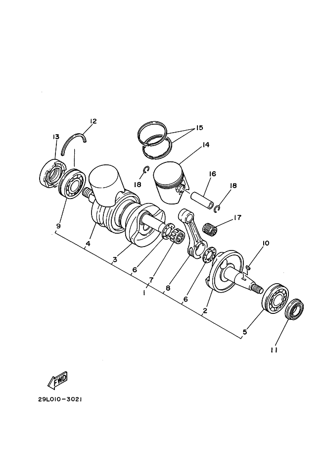 Crankshaft Piston