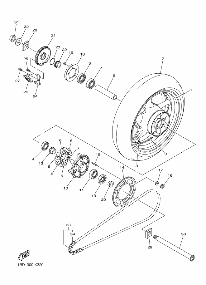 Rear Wheel