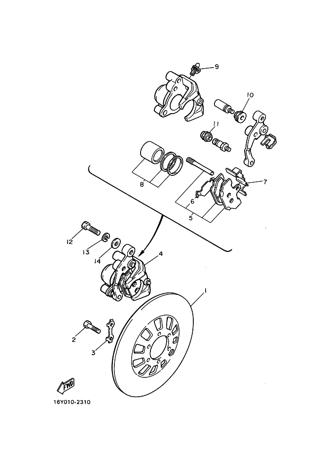 Front Brake Caliper