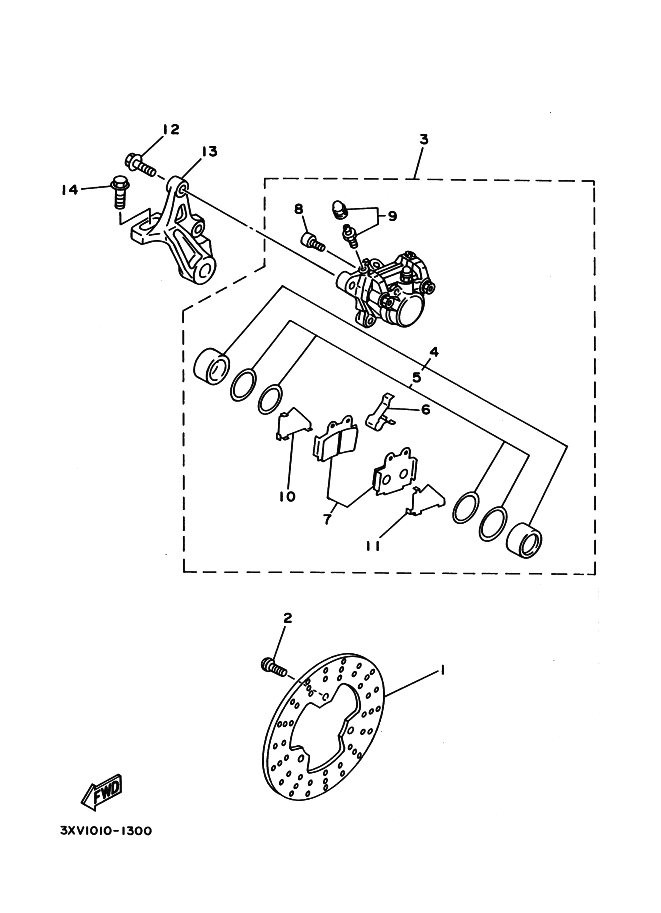 Rear Brake Caliper