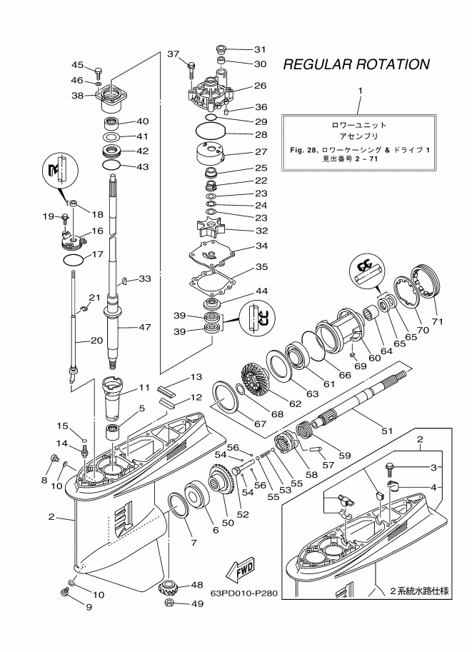 Lower Casing & Drive