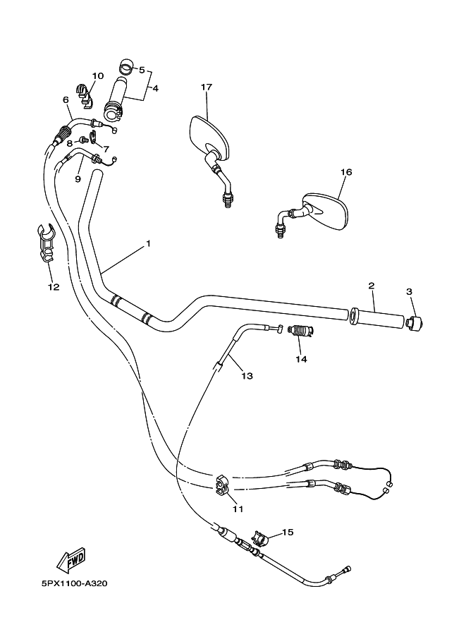 Steering Handle & Cable
