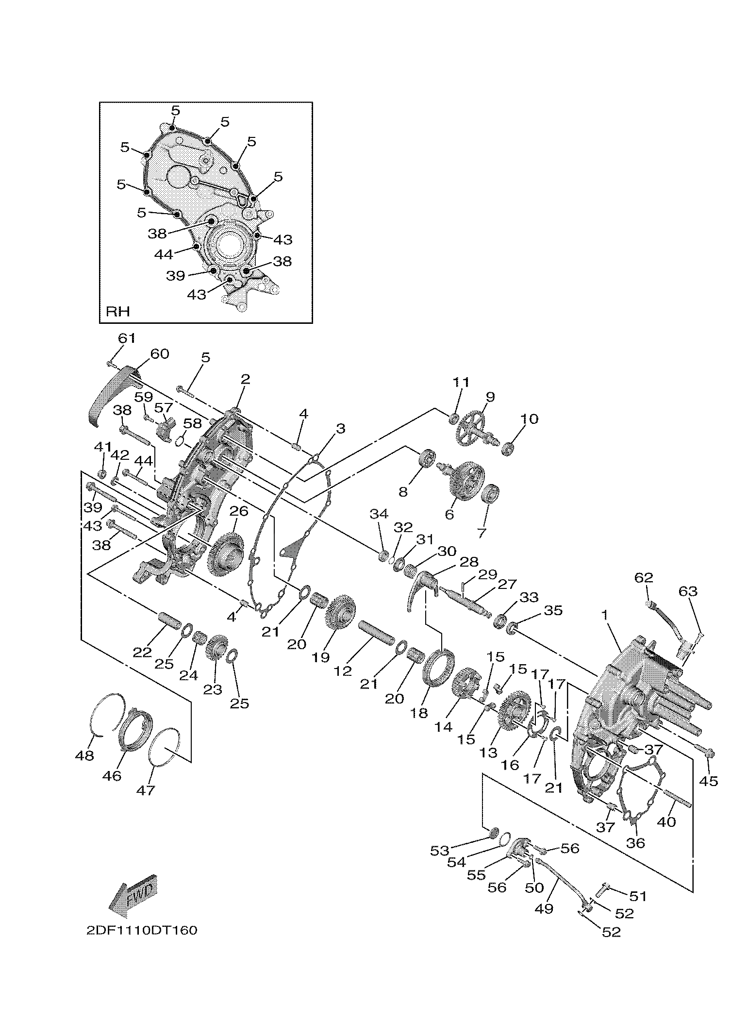 Middle Drive Gear