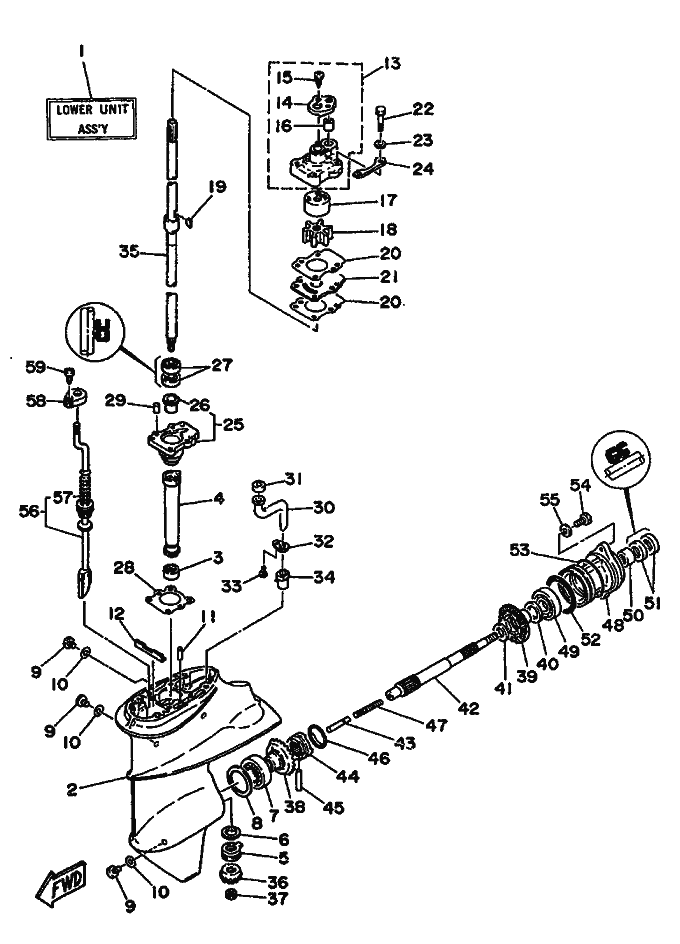 682-44315-a0-00 Gasket, Water Pump Yamaha 