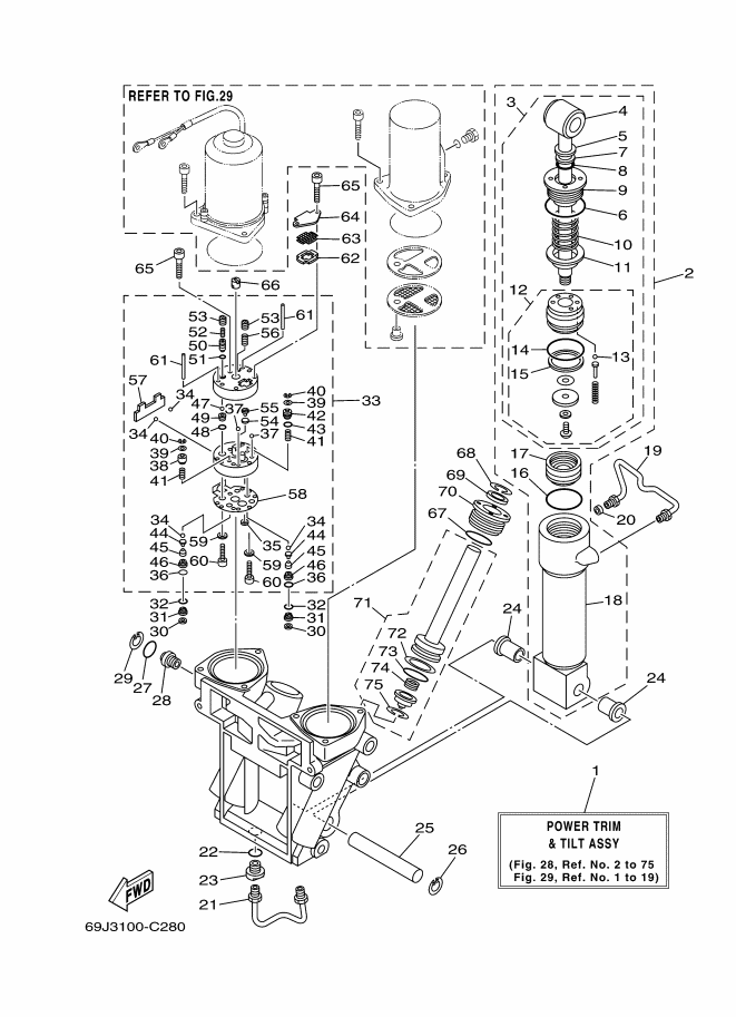 Power Trim & Tilt Assembly