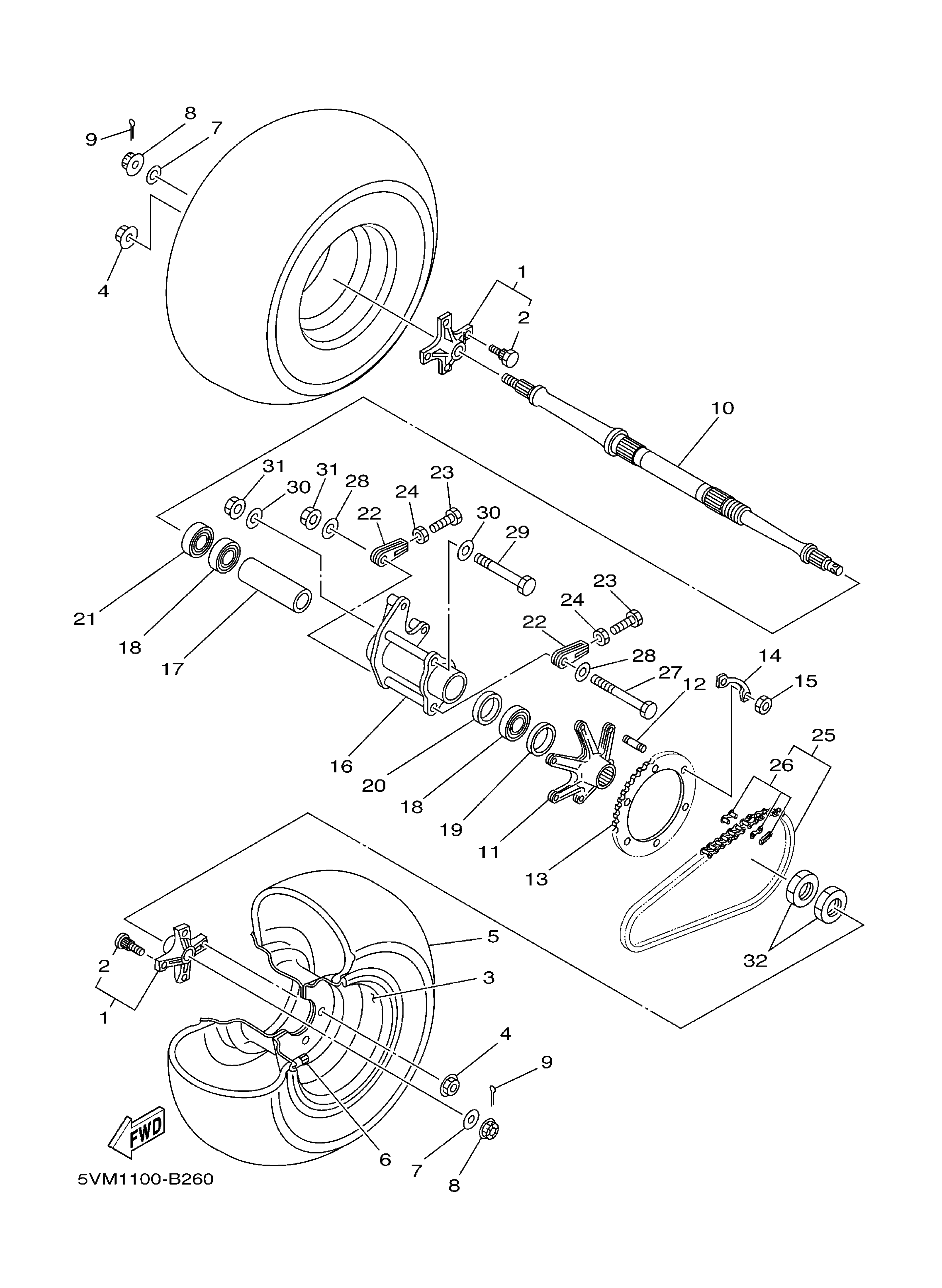 Rear Wheel