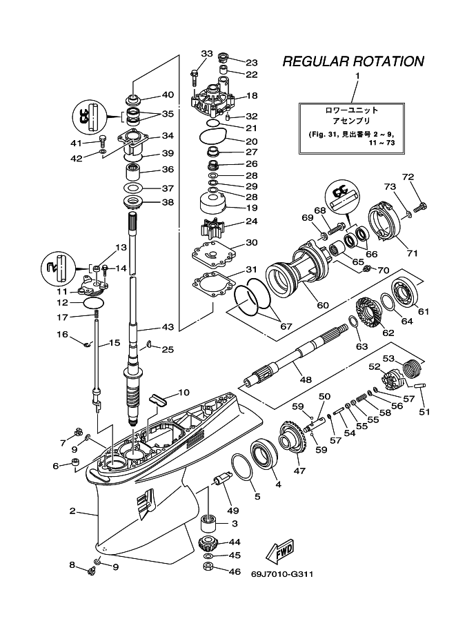 Lower Casing & Drive
