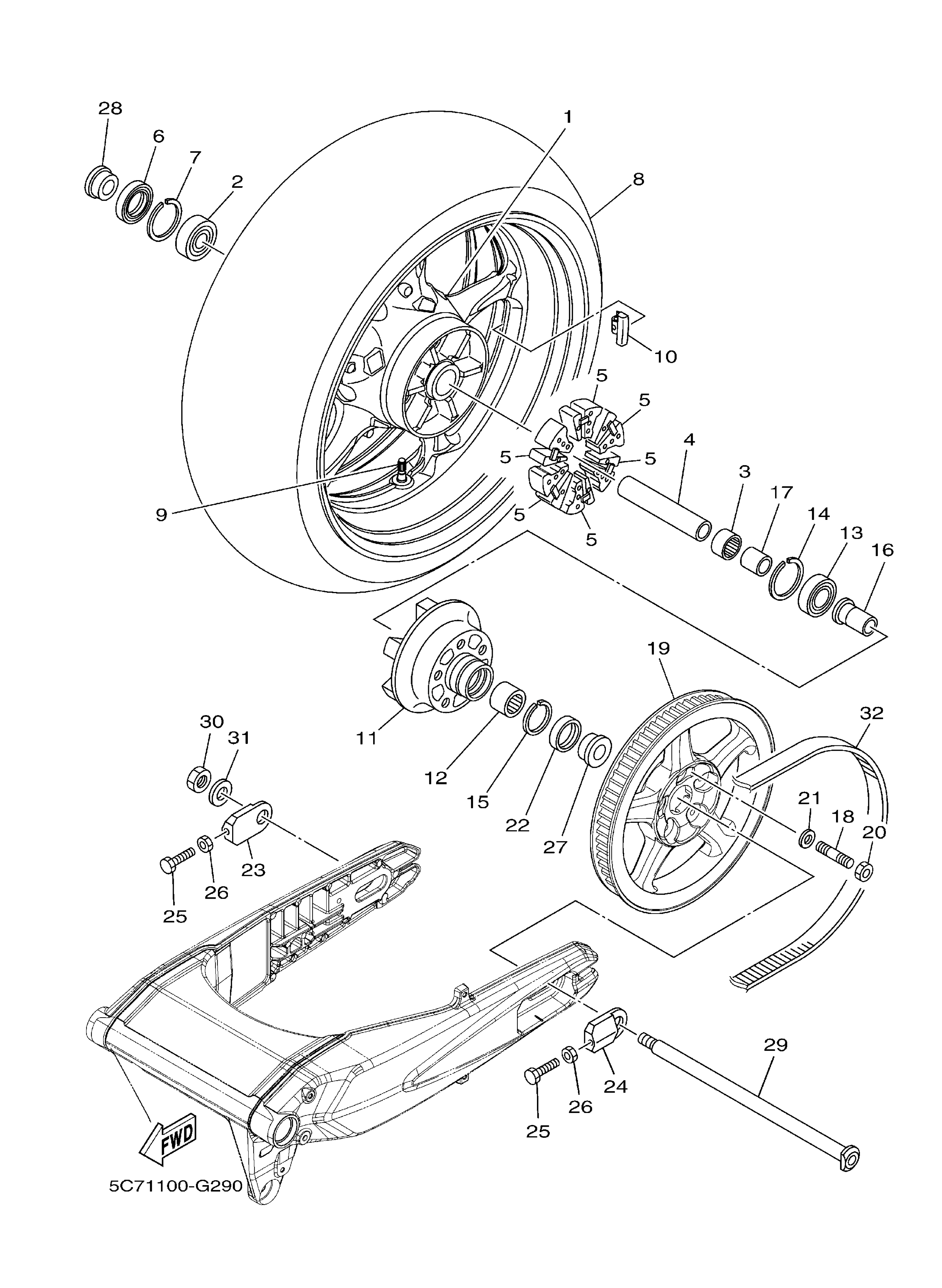 Rear Wheel