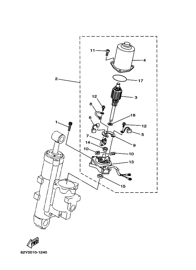 Power Trim Tilt Assembly