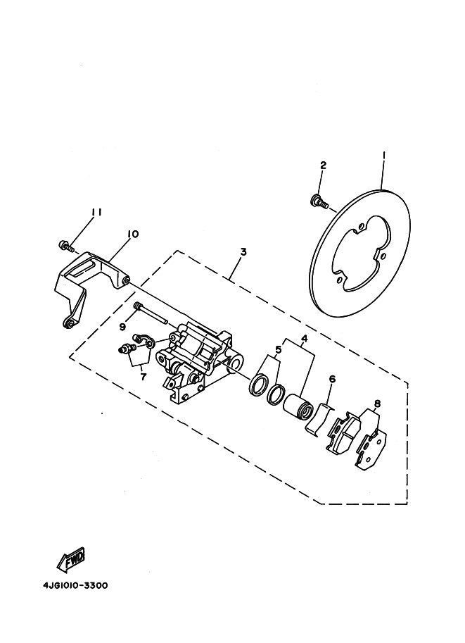 Rear Brake Caliper