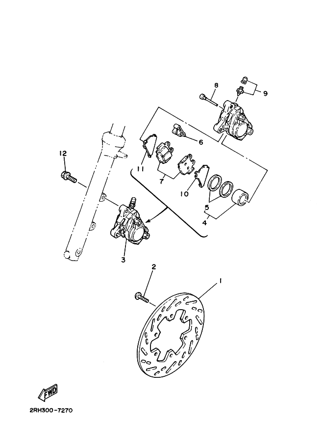Front Brake Caliper