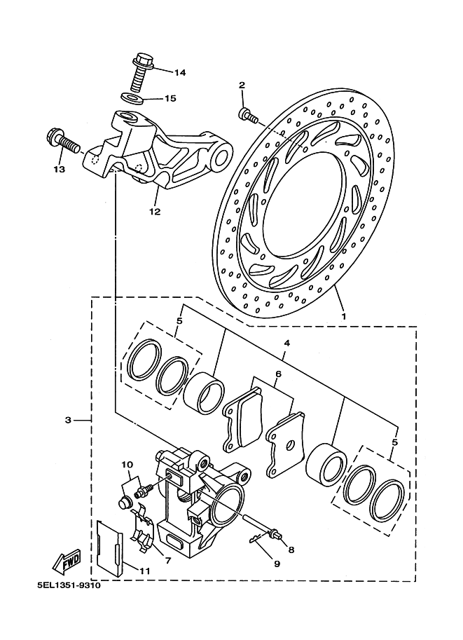 Rear Brake Caliper