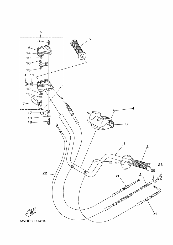 Steering Handle & Cable