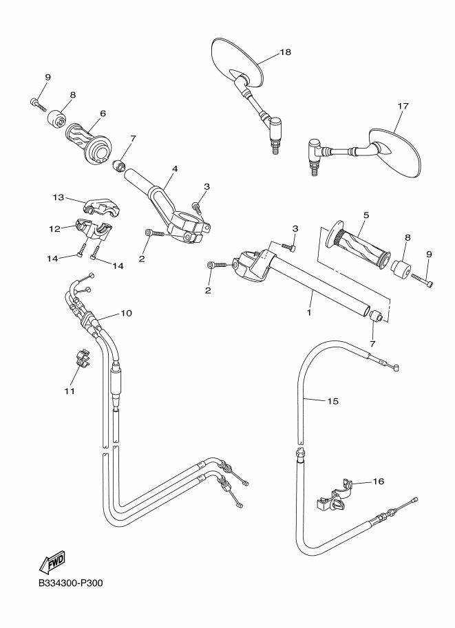 Steering Handle & Cable