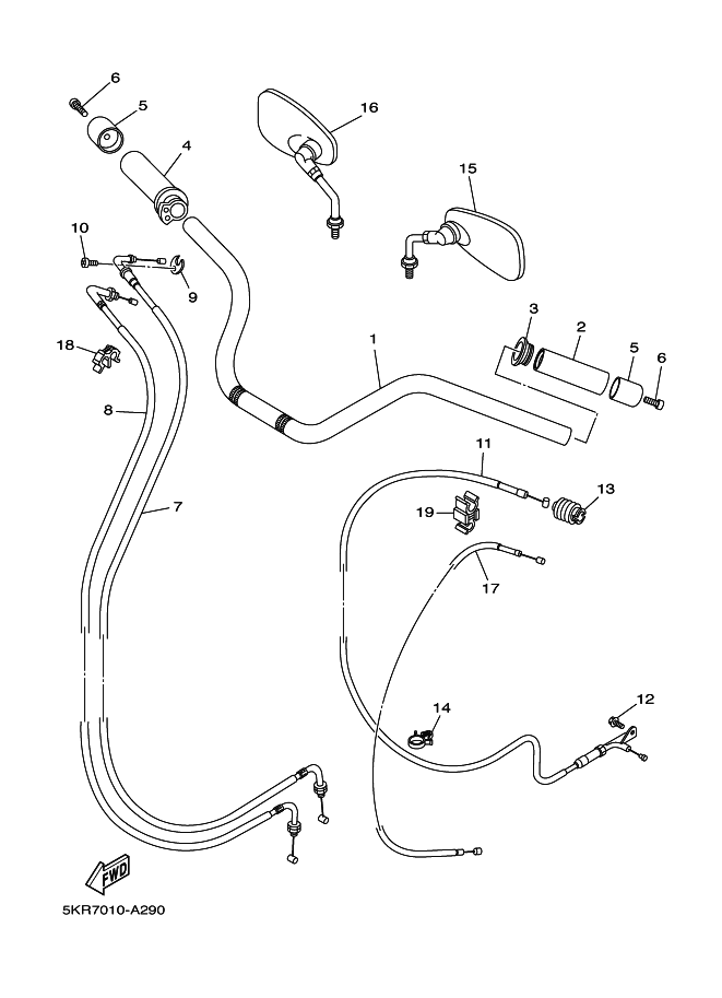 Steering Handle & Cable