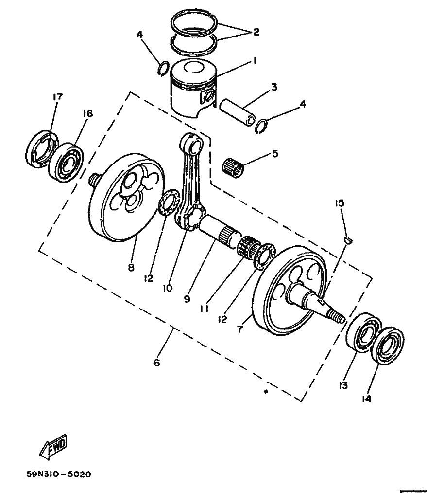 Engine Crankshaft Piston