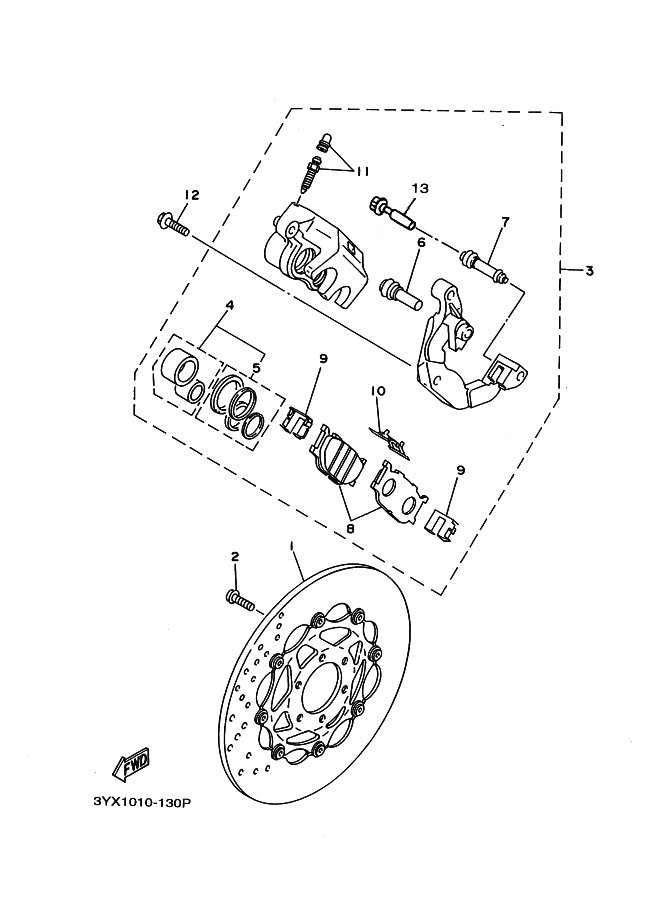 Front Brake Caliper