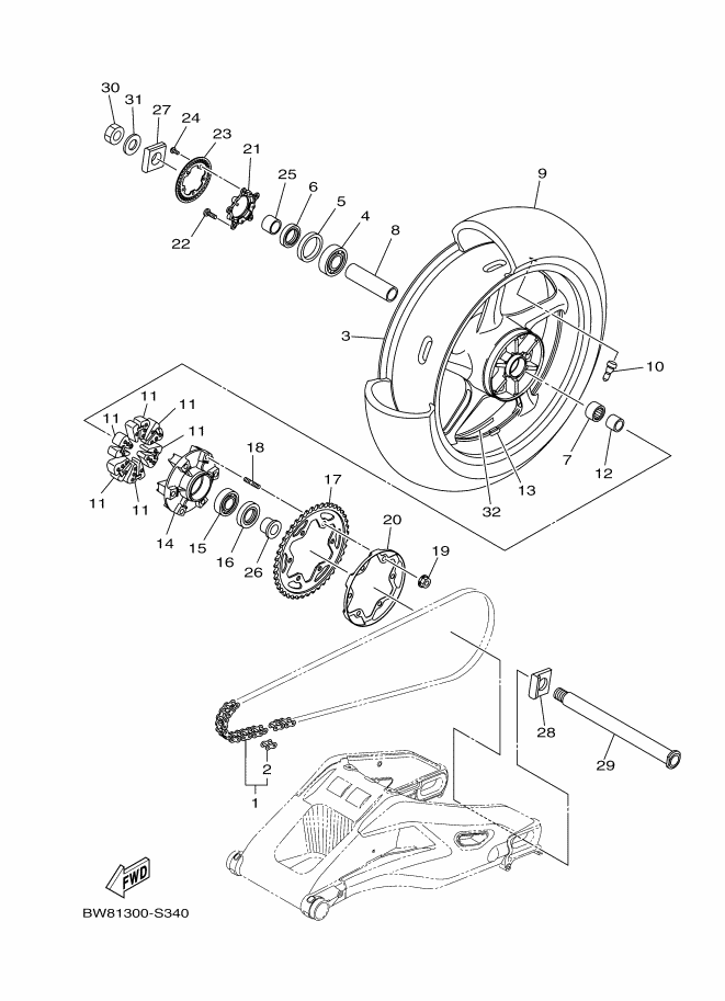 Rear Wheel