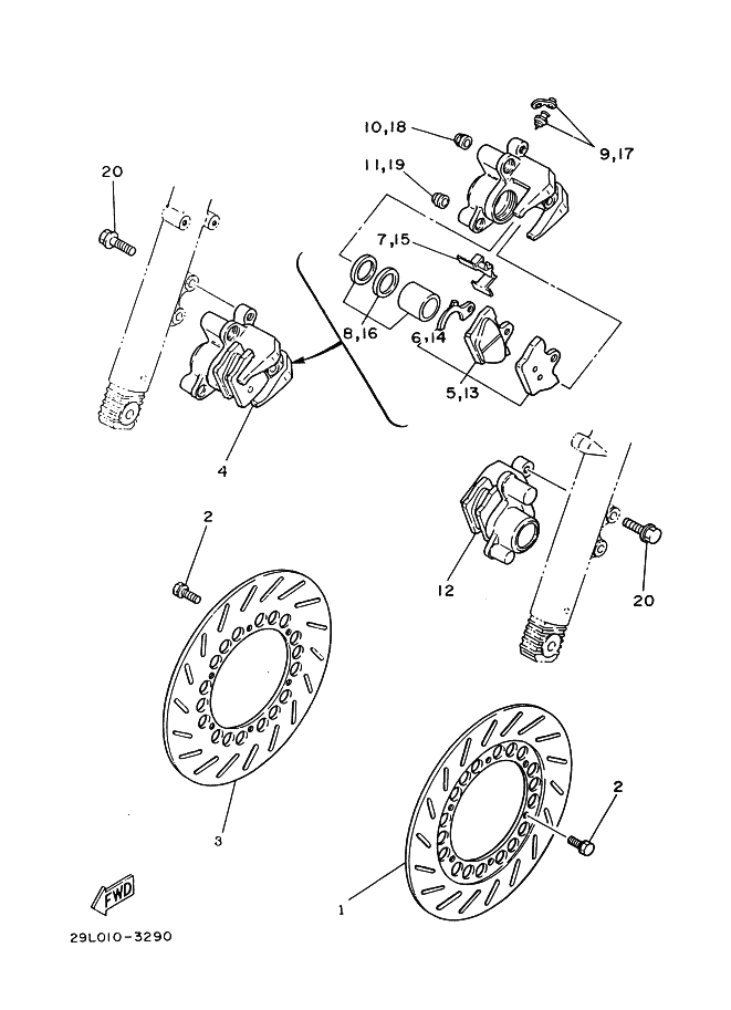 Front Brake Caliper