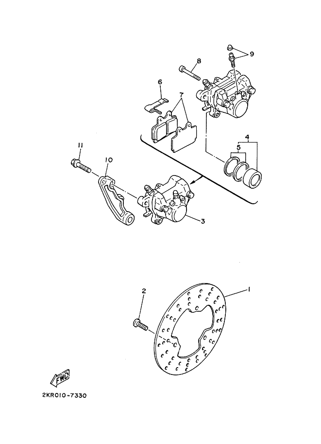 Rear Brake Caliper