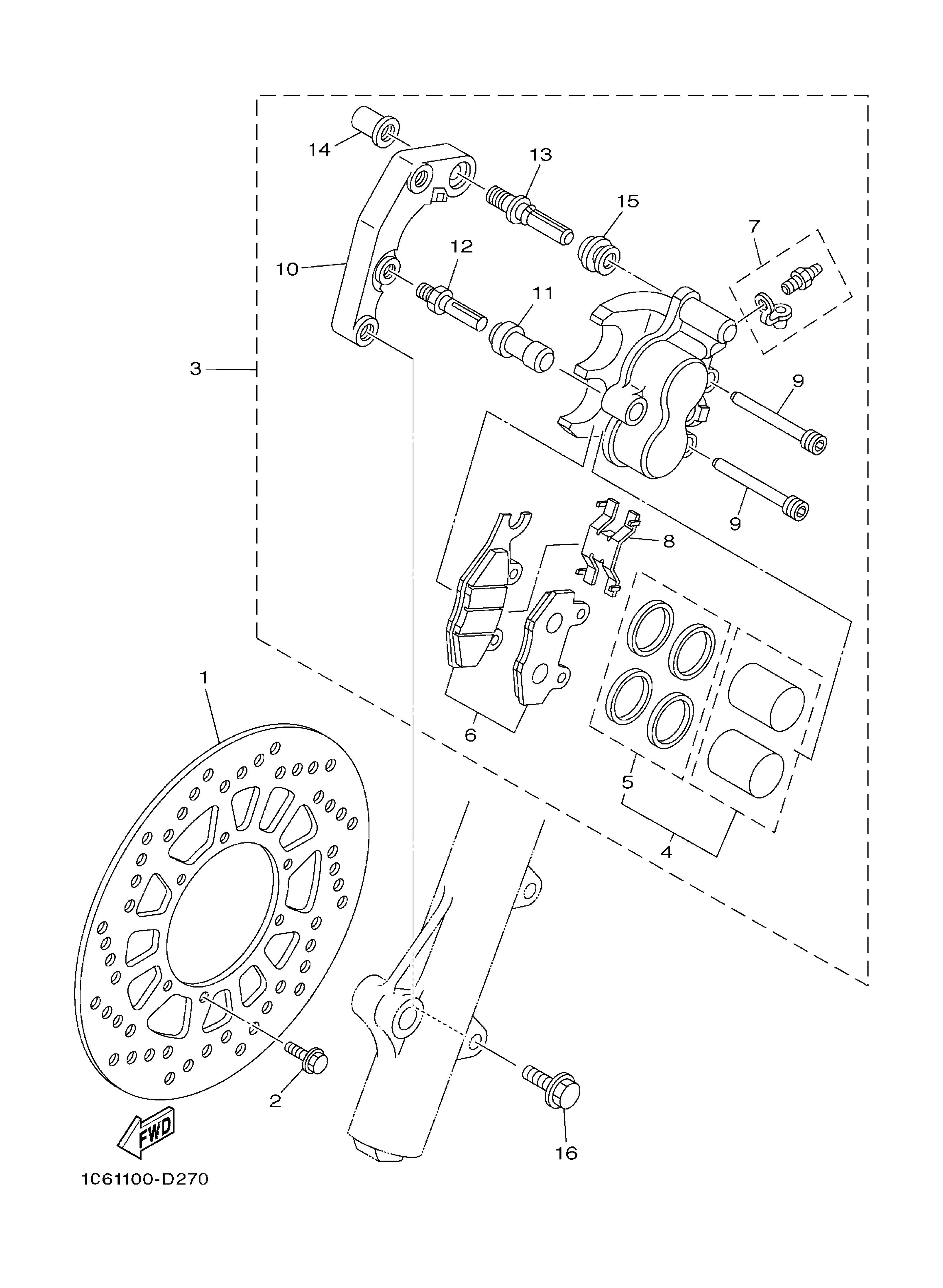 Front Brake Caliper