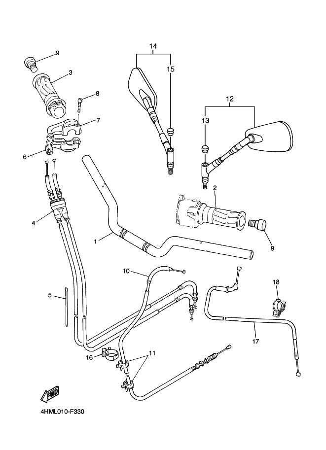 Steering Handle & Cable