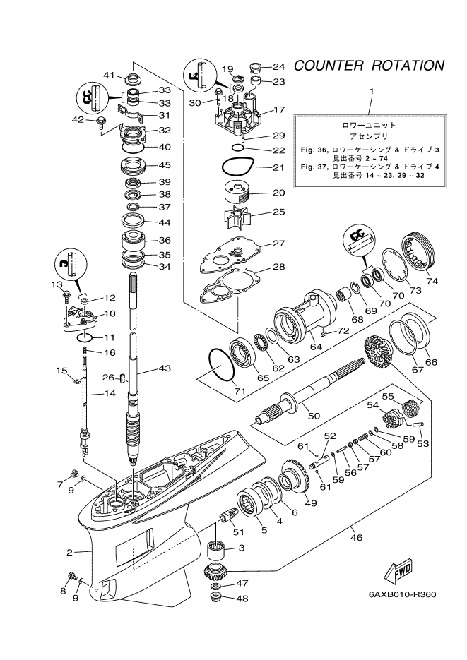 Lower Casing & Drive