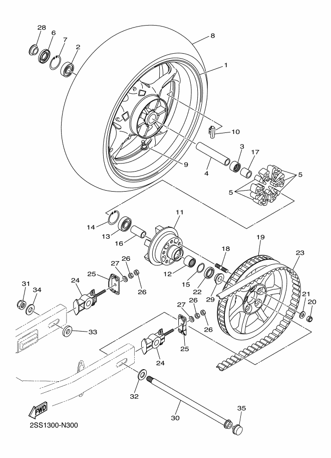 Rear Wheel