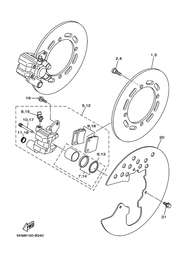 Front Brake Caliper