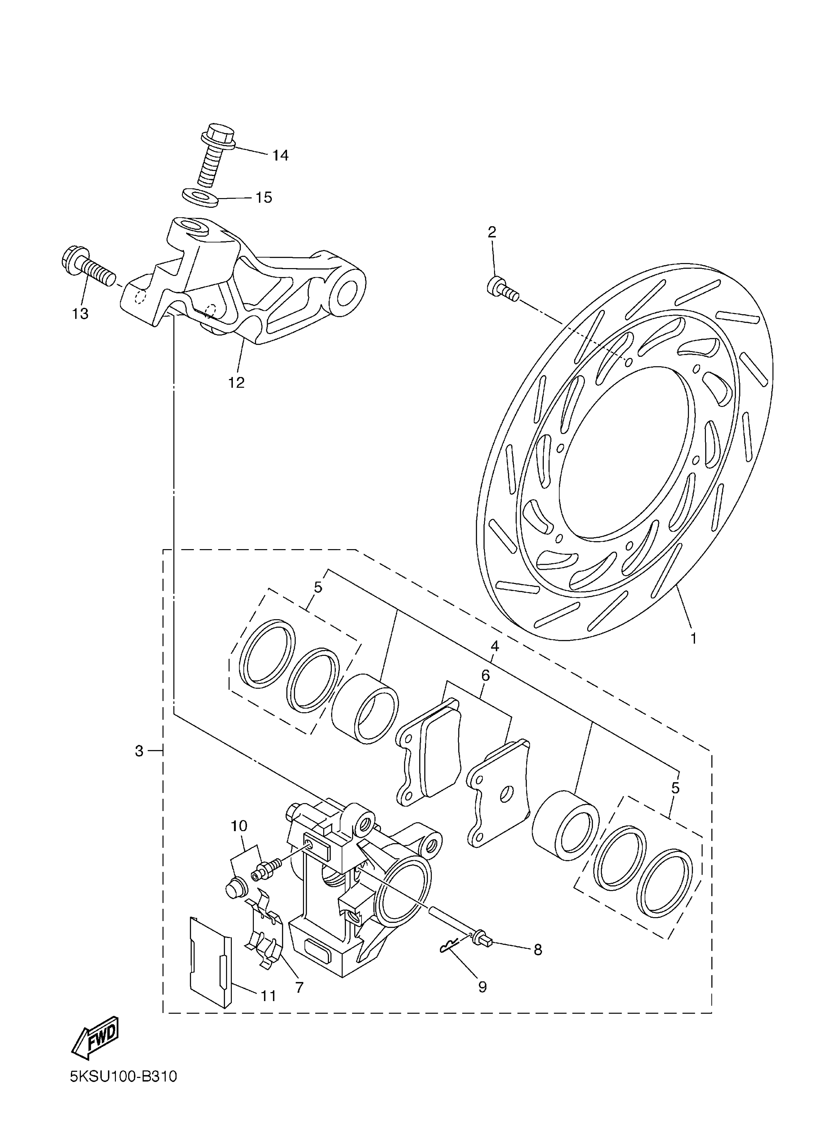 Rear Brake Caliper