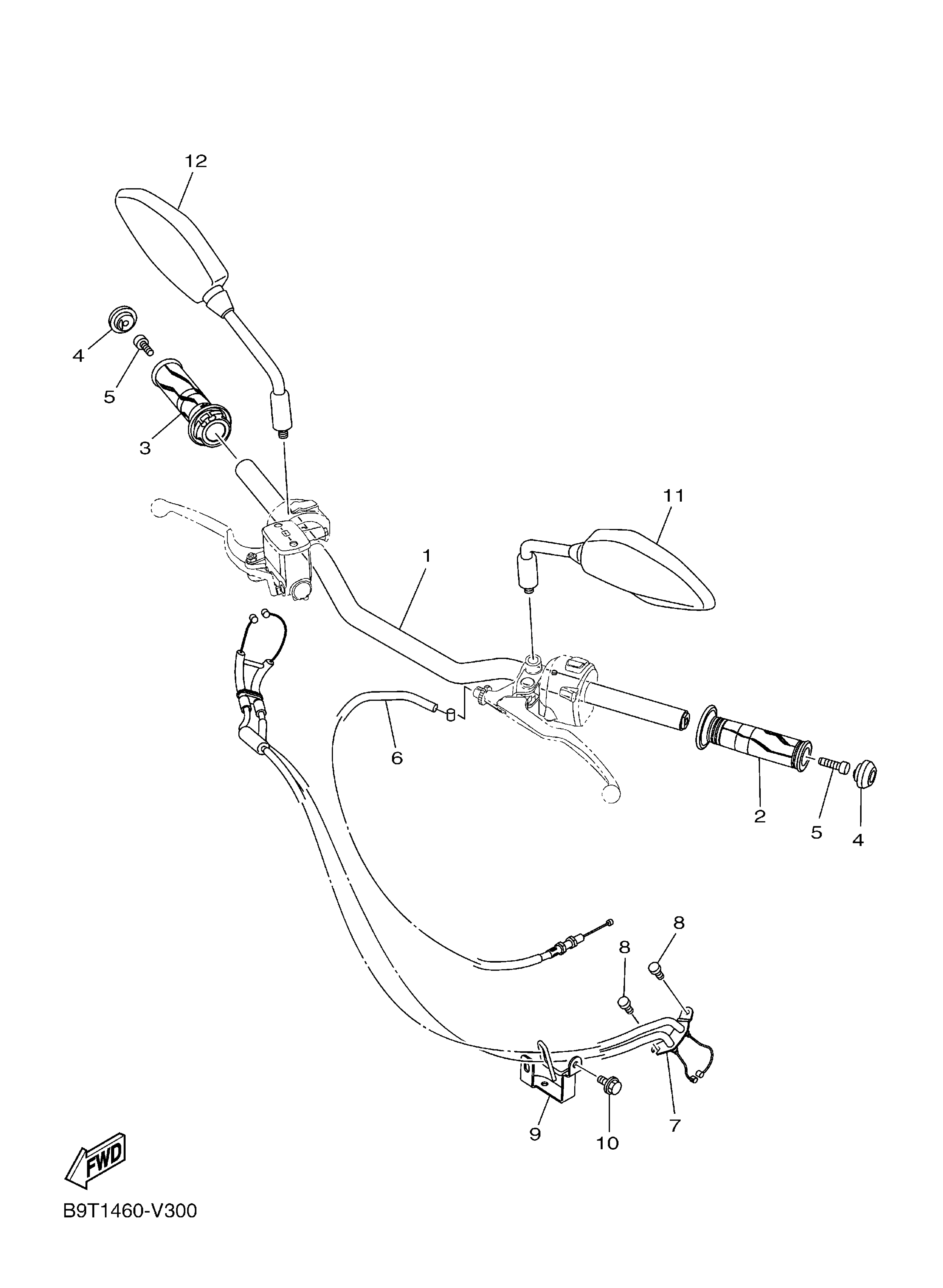 Steering Handle & Cable