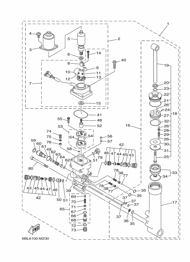 Power Trim & Tilt Assembly
