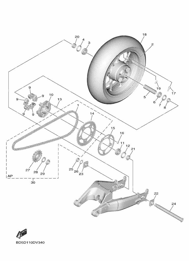 Rear Wheel