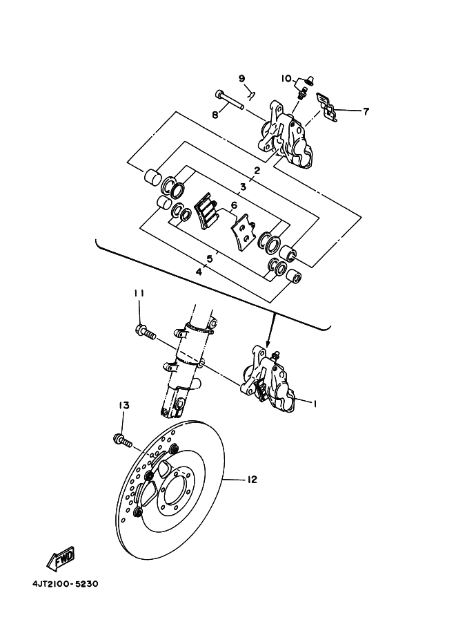 Front Brake Caliper