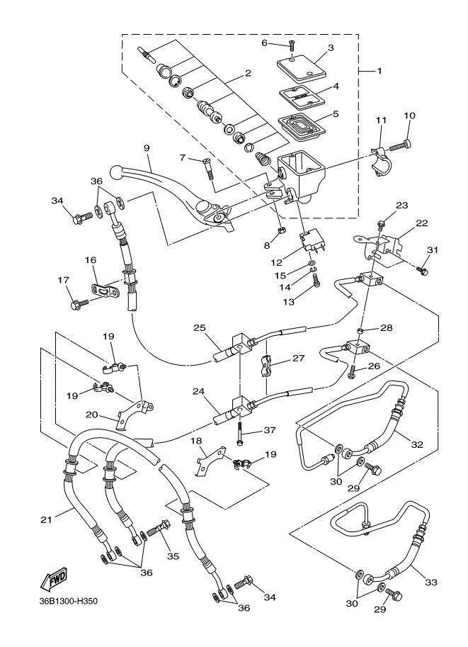 Master Cylinder Front