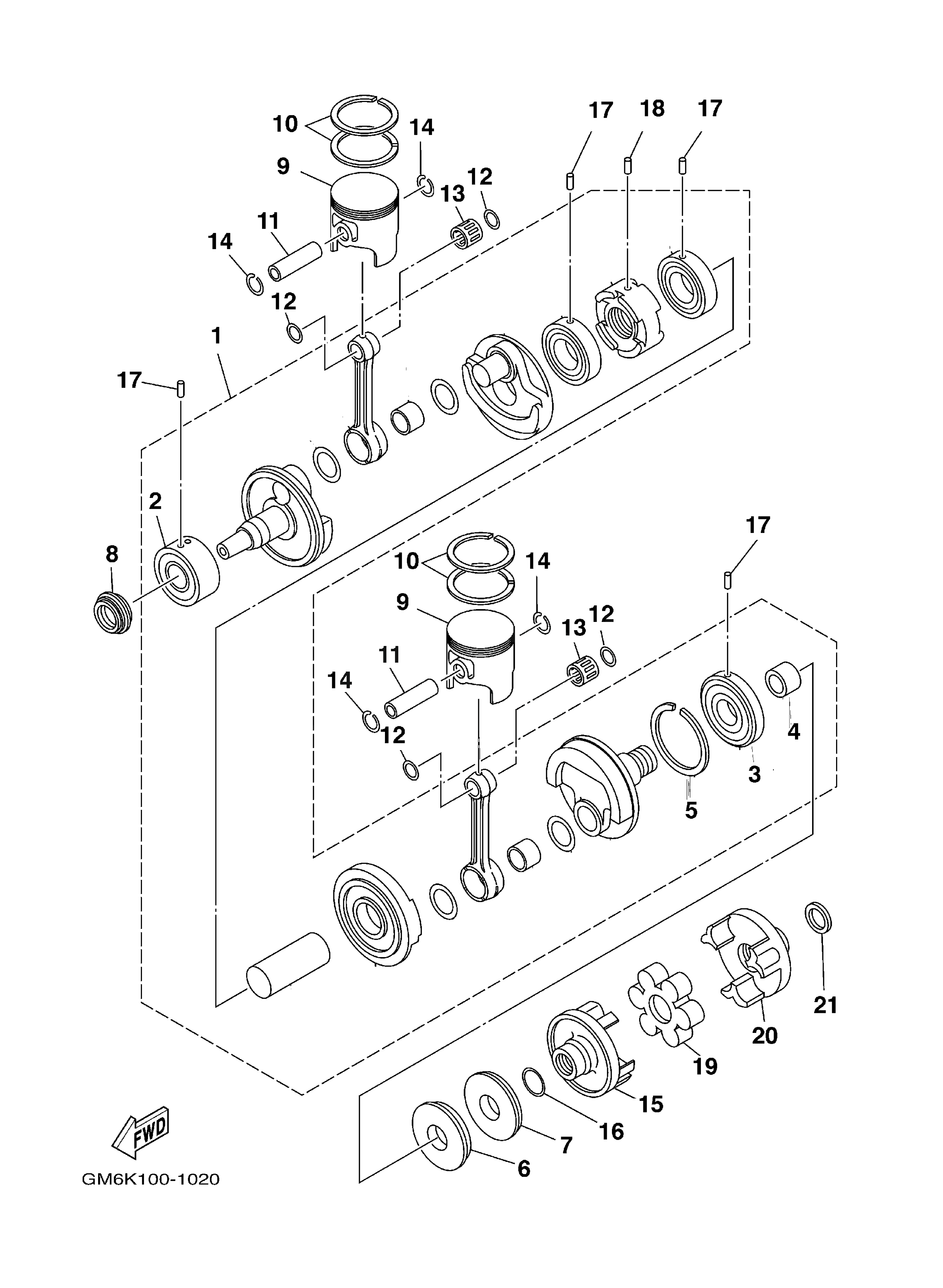Crankshaft Piston