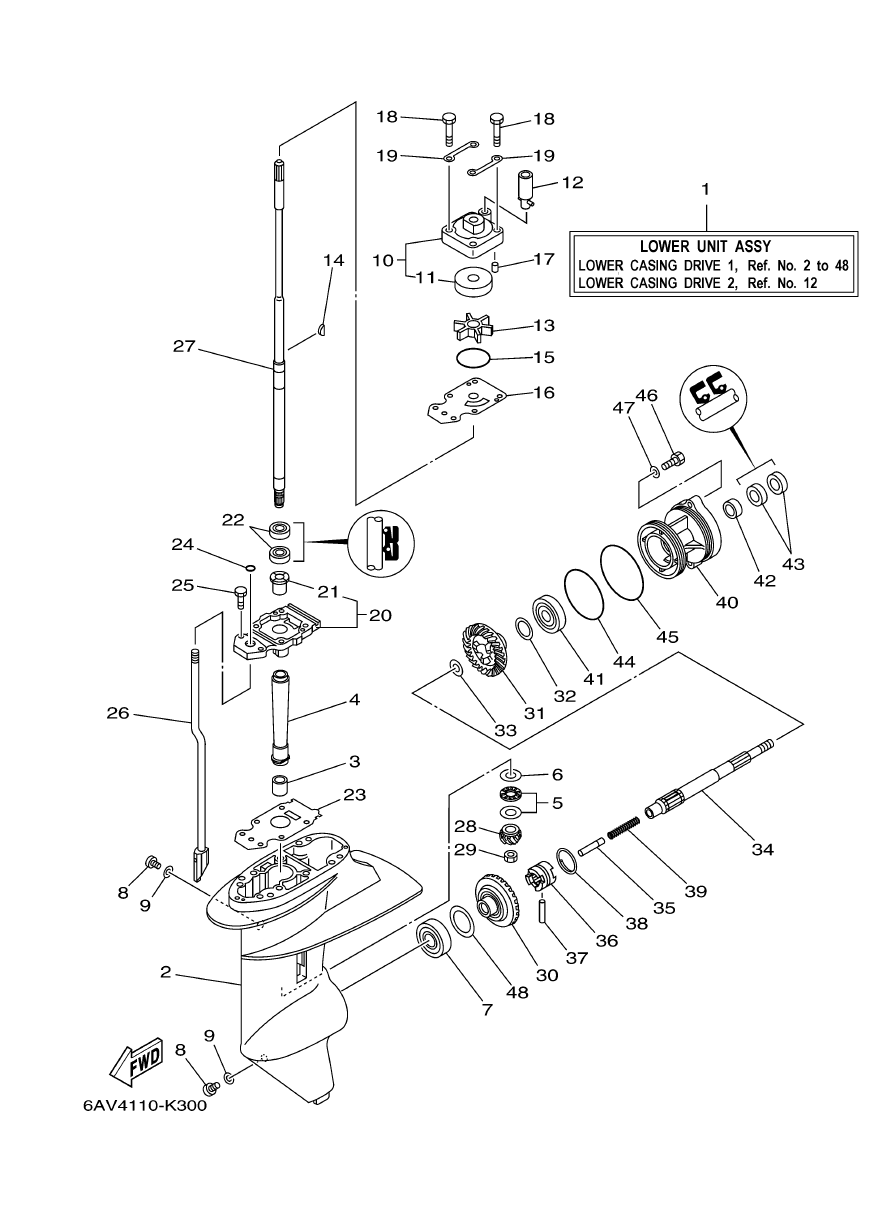 Lower Casing & Drive