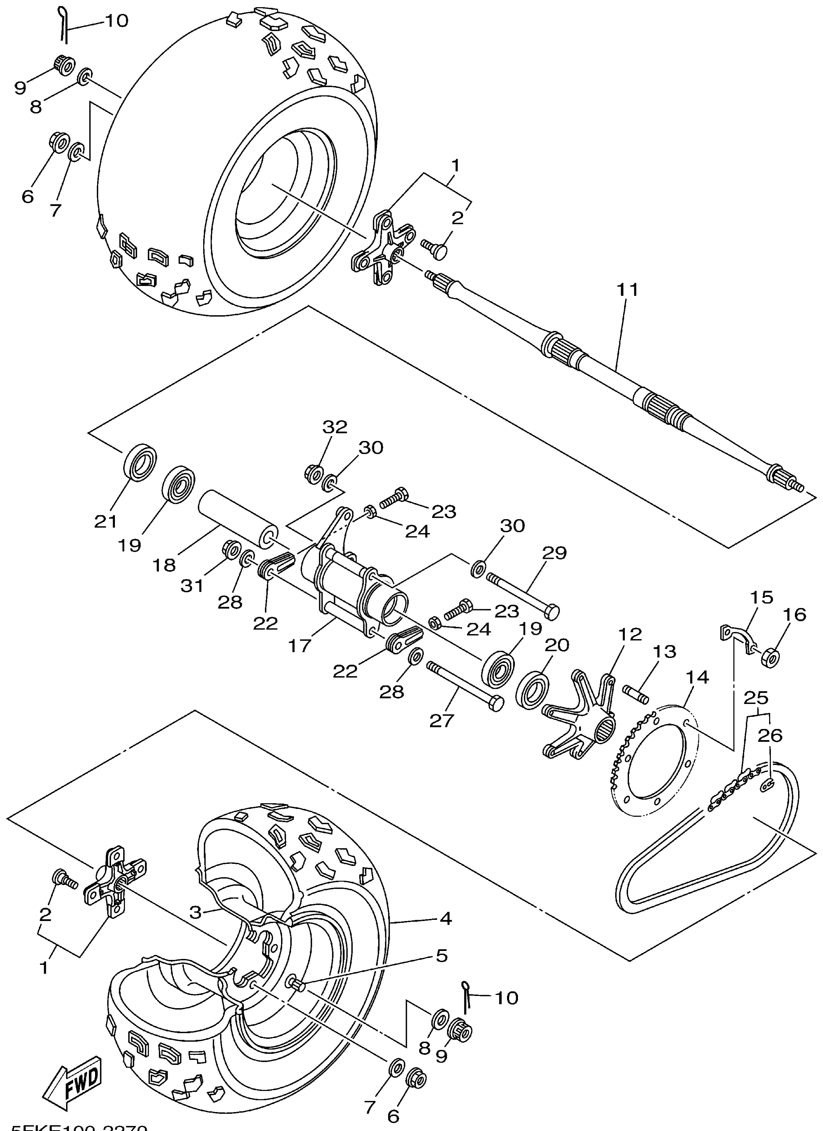 Rear Wheel